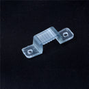 100pcs 10mm LED Fixing Silicon Mounting Clips LED Strip Light Connector ClipsLJA
