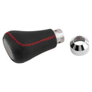 5 Speed Universal Black Leather Stitcher Manual Car Gear Stick Shift Knob S A9I7