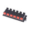 12 Way 2 Row Push Release Connector Plate Stereo Speaker Terminal Strip Block JR
