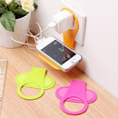 Foldable Cell Phone Charging Rack Holder Wall Charger Adapter Hanger Shelf  B.AU
