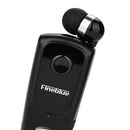 Bluetooth Headset Clip Earphone Sport Universal Earpiece Handsfree Black