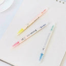 3 Pcs Rainbow Double Write Cute Permanent Highlighter Supply School Markers G6N8