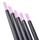 5pcs/lot nail art quartz scrubs stone cuticle remover stick pen polish black ME