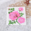 20Sheets Flower Paper Napkins for Decoupage Decorative Flower Party Tablew ab Gw