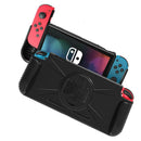 Protective Case TPU Shell Built-in Card Slot w/Stand Wrist Strap for Switch