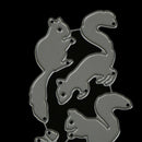 Christmas Squirrel nuts Set Cutting Dies For Scrapbooking Card Craft Decor  Z