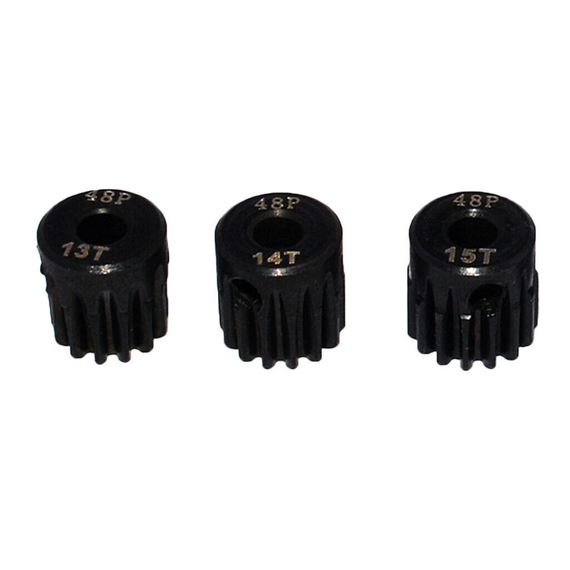 3pcs Gears Motor Gears Without Brush Steel [13T 14T 15T] 48DP RC Car