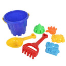 7Pcs Children'S Beach Play Water Play Sand Toys Children'S Plastic Beach To