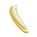 Kitchen Yellow Plastic Banana Slicer Cutter Chopper Kitchenware Utensil F5U3