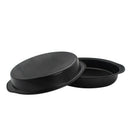 1X(2PCS Bake Kit 8 Inch Double Handle Pizza Tray Non Stick Deep Pizza Bakin