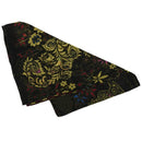 Women Peacock Chiffon Scarf Long Soft Shawl Silk Wrap Neck Warm Stole black Z1F8