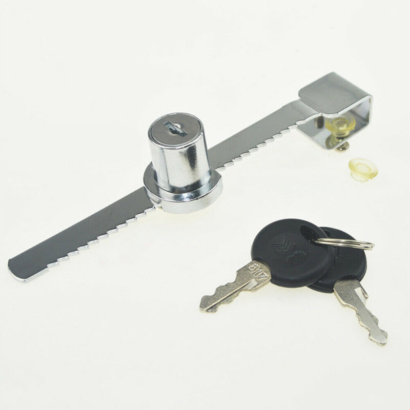 Lock+2Keys Glass Door Keyed Push Showcase Reptile Display Cabinet Sliding Intrig