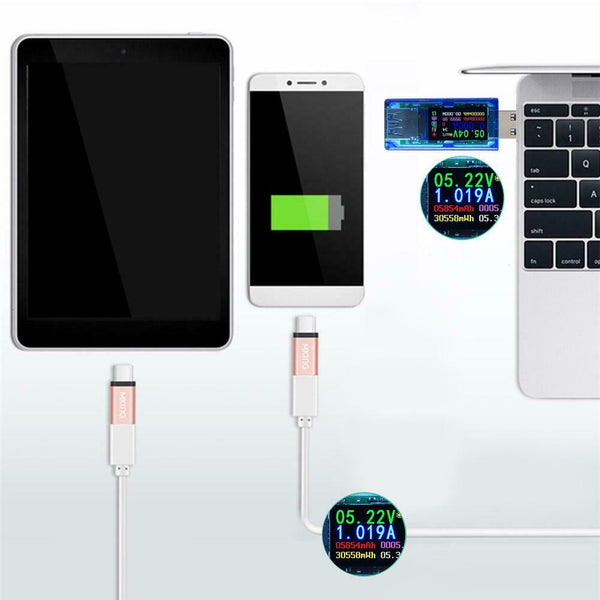 USB 3.0 IPS Tester HD Color Screen Voltmeter Voltage Current Ammeter (A) A#S
