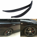 2X Carbon Fiber Car Fender Flare Wheel Eyebrow Protector Wheel Arch Trim Strip U