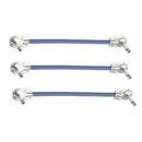 6.35mm Mono Male to 6.35 Male Guitar Pedal Braided Cable for Guitar Effect Pedal