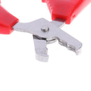 Stainless Steel Nut Shell Cracker Seed Pistachio Sheller Opener Peeling Plie JR