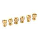 5mm Thread Motorcycle Main Jet Kit Carburetor 90-102 6 Size Injector Nozzle