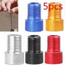 5pcs Bike Cycle Presta Valve Schrader Adapter Converter Road Bicycle Pump Tube