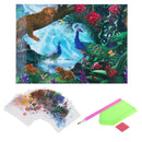 Leopard Peacock 5D Diamond DIY Painting Craft Kit Home Decor