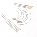 14pcs Hand Repair Upholstery Sewing Needles Carpet Leather Curved Canvas DIY