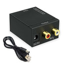 Digital Signal to Analog Audio Converter Coaxial Decoder+USB Cable