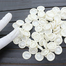 50Pcs Disposable latex rubber finger cots sets fingertips protector gloves-ME