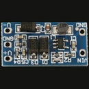 1 pcs blue metal power supply module 2.8V ~ 5.5V input positive and negativ