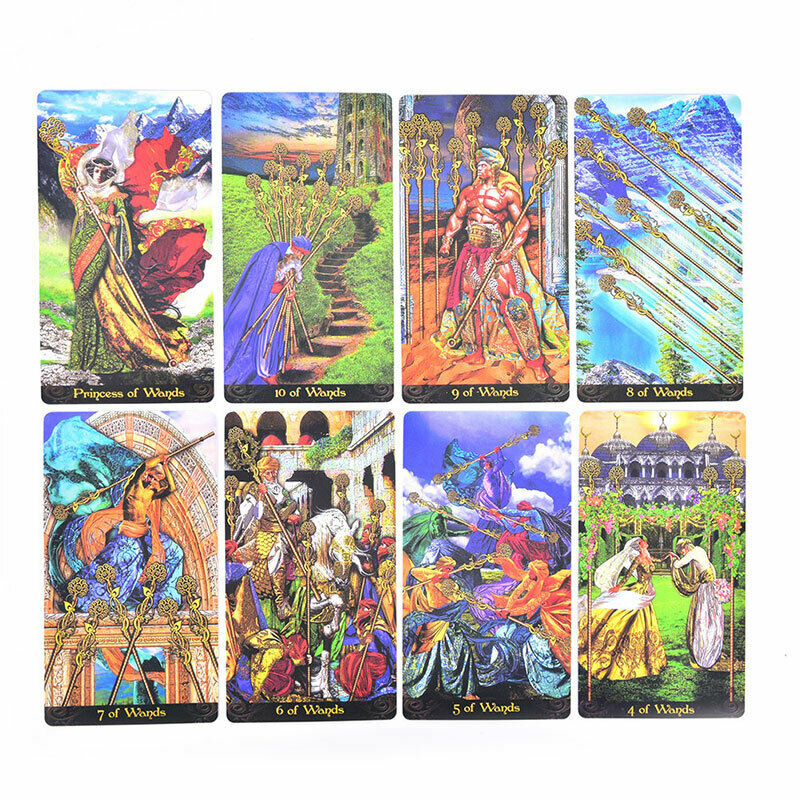 Tarot del Fuego Cards Tarot Deck Oracles E-Guidebook Game Linestrider Dreams Hn