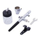 1X(0.35Mm Dual Action Spray Tool Airbrush Kit Siphon Feed Air Brush For Tem