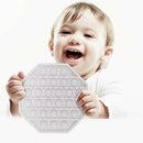 Autism Push Bubble Sensory Toys Relief Stress Squeeze Toys (White)