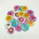 50X Lot Wooden Buttons Sewing 2-holes Scrapbooking Button Crafts Flower Shape