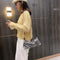 Retro Animal Print Messenger Bag Women Portable Shoulder Handbag (3 Zebra)