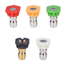 5Pcs Pressure Washer Spray Nozzles 1/4 Quick Connection Spray Tip Set (4.0  X7B7