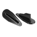 Universal ABS Car  Air Vortex Generators Diffuser Fins for Trunk Spoiler Wing