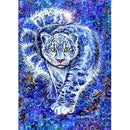 5D DIY Full Drill Diamond Painting Blue Tiger Cross Stitch Embroidery Kits