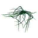 40cm Aquarium aquascaping Green artificial plant with ceramic base K9R5