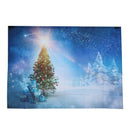 7x5ft Blue Sky Xmas Photography Backdrop Snow Christmas Tree Glitter Star S J5C2