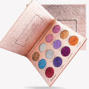 12 Color Glitter Eyeshadow Palette Long Lasting Shiny Eye Shadow Set Eye  XYS