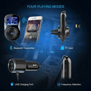 Bluetooth FM Transmitter, Wireless In-Car Radio Transmitter Adapter/QC3.0 S C3X2