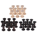 10Pcs Wooden Empty Sewing Spool for Wire Thread Bobbins Cord Coils 3.5 x 6cm