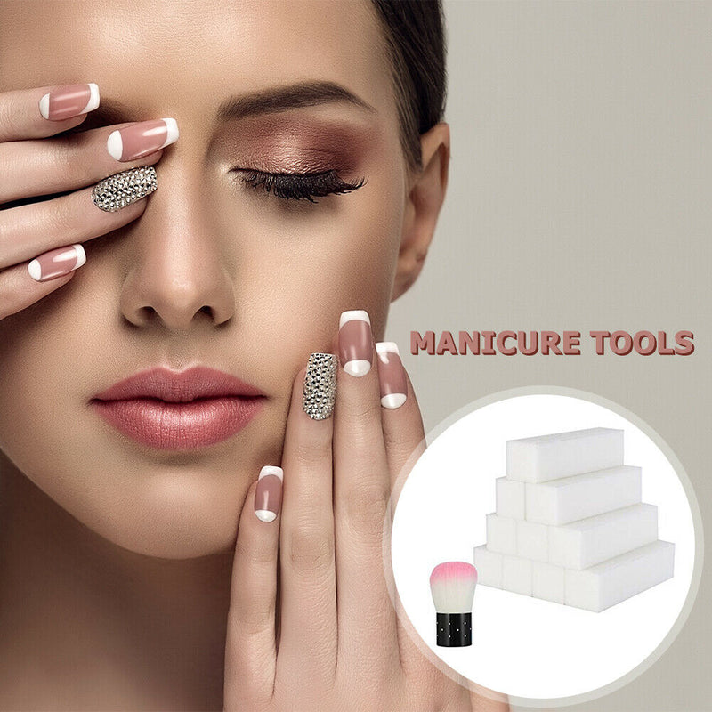 10pcs Nail Art Buffers Sanding Block Buffing Grinding Polishing Nail File A