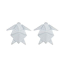 Fashion Women Geometric Folden Ear Stud Creative Earrings Jewelry Casual Gift