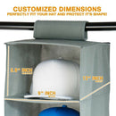 Hat Rack 10 Shelf Hanging Closet Hat Organizer for Hat Storage - Protect Yo