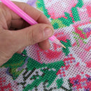 Full Dandelion DIY 5D Diamond Painting Embroidery Cross Stitch Crafts Purple
