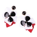Special Design Big Flower Shaped Earrings For Women Jewelry Charm Dangle Dr E7X5
