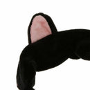 Hairbands hair ornament with cat ear for facial - black