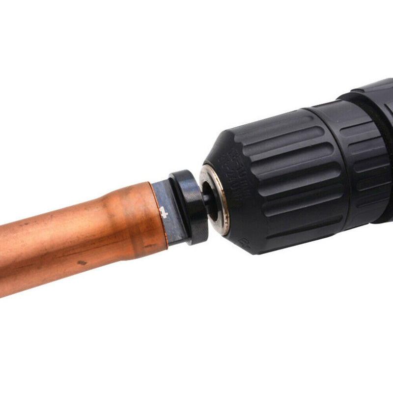 6pcs Multifunction Copper Pipe Swaging Tool Drill Bit Set Portable Bearing Steel