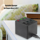 3 Slots Battery Charger Charging Storage Box for Gopro Hero 5 6 7 Sport Camera