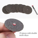 25x Metal Cutting Disc  Rotary Tool Circular Saw Blade wheel