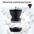 Manual Coffee Machine Grinder Mill Hand Crank Coffee Bean Grinder with Jar
